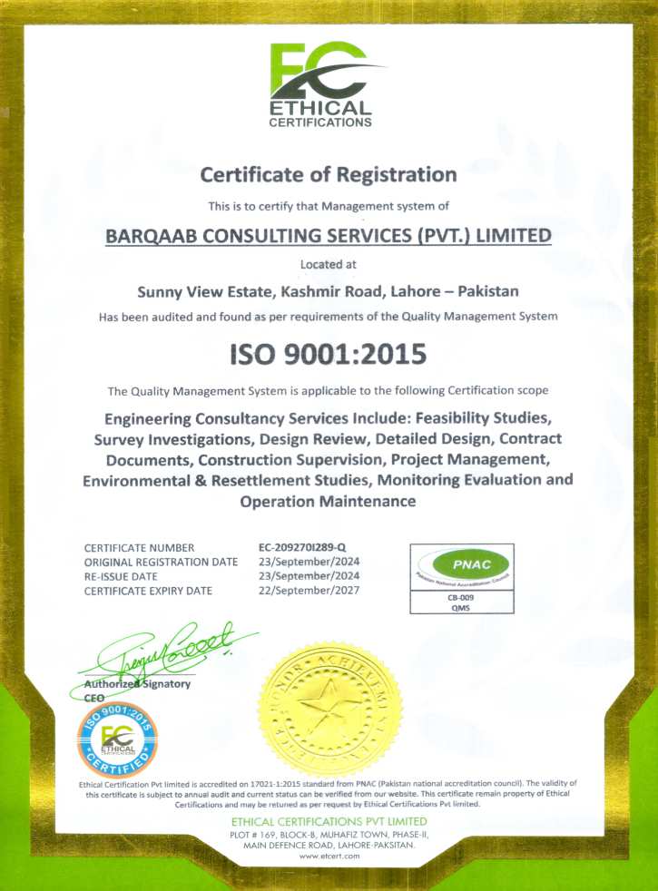 ISO Management Systems registration document